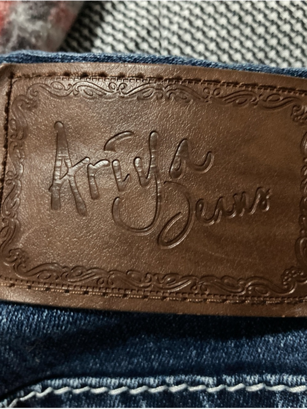 Angels Mid/Dark Blue Roll-Cuff Denim Shorts - Picture 7 of 7